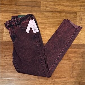 Wild Fable Dark Burgundy Skinny Jeans